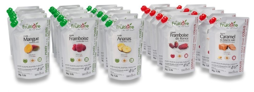 Doypack 16 available flavours in 1 kg doypack bag